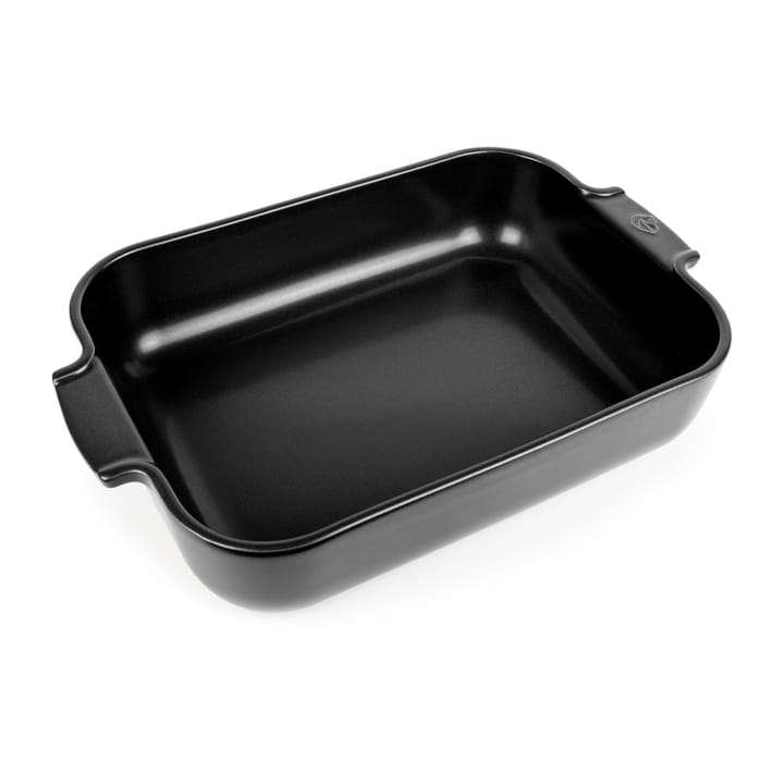 Appolia ceramic dish 29.5x36 cm - Satin black - Peugeot