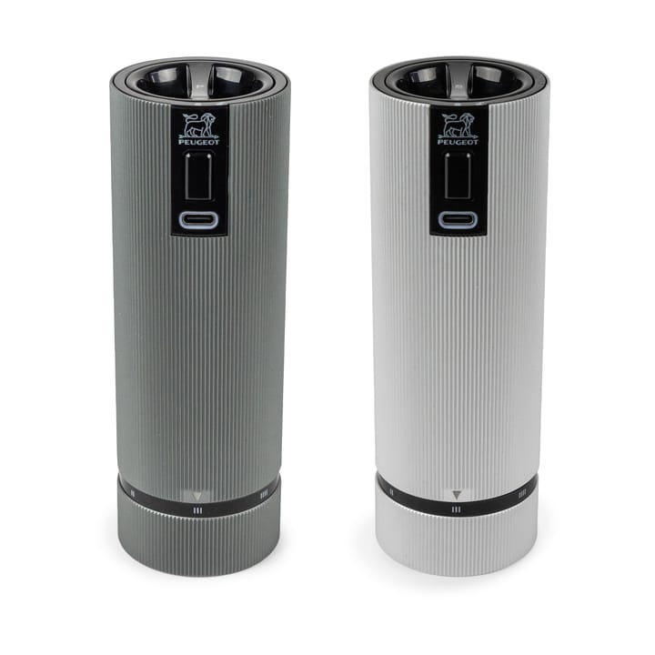 Line Electric Spice Grinder 2-pack, Carbon-aluminium Peugeot