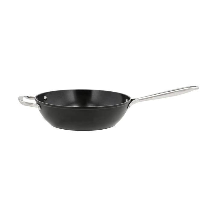 Travo ceramic non-stick wok pan 28 cm - Black-aluminium - Pillivuyt