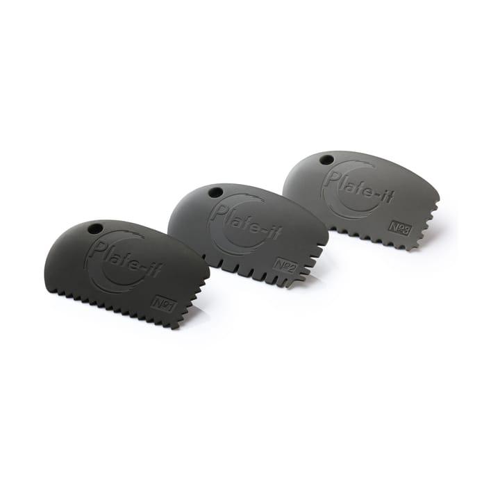 Plate-it scraper 3-pack, Gray Plate It