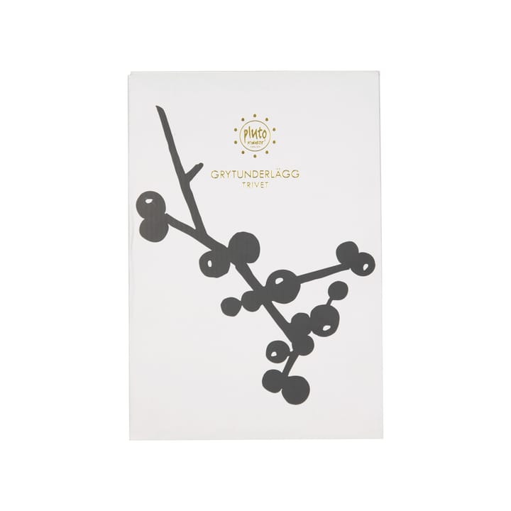 Berry trivet, black Pluto Design