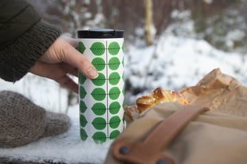 Berså thermal mug 0.5l - White-green - Pluto Design