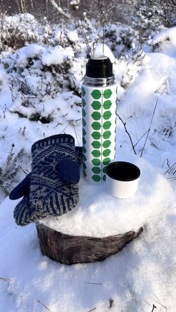 Berså thermos 0.75l - White-green - Pluto Design