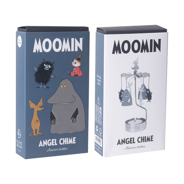 Moomin buddies angel chime, Silver-metal Pluto Design