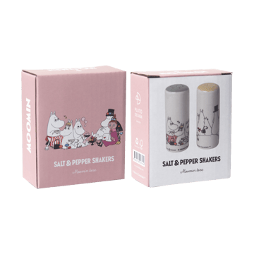 Moomin love salt & pepper shaker - White-multi - Pluto Design