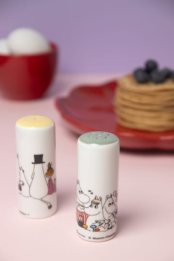 Moomin love salt & pepper shaker - White-multi - Pluto Design