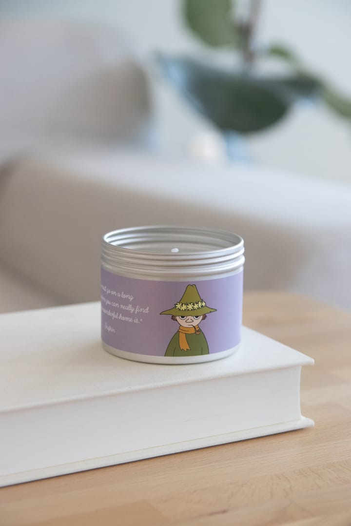 Moomin scented candle small 20 h, Snufkin Pluto Design