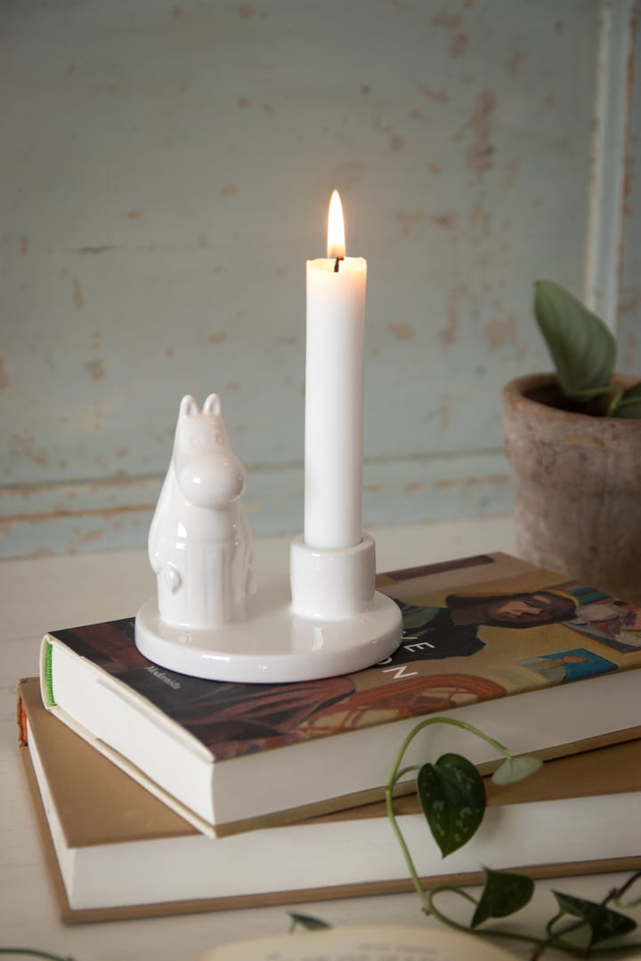 Moominmamma candle sticks ceramic, White Pluto Design