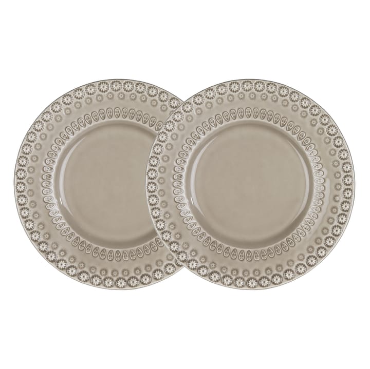 Daisy dinner plate Ø 29 cm 2-pack, greige (beige) PotteryJo