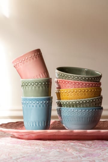 Daisy mug 35 cl 2-pack - faded army (green) - PotteryJo