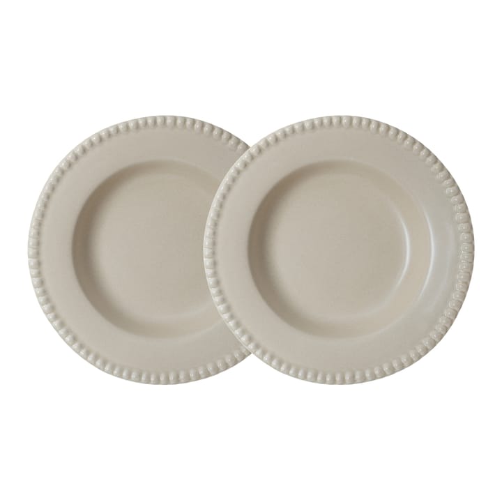 Daria deep plate Ø26 cm 2-pack - Sand - PotteryJo