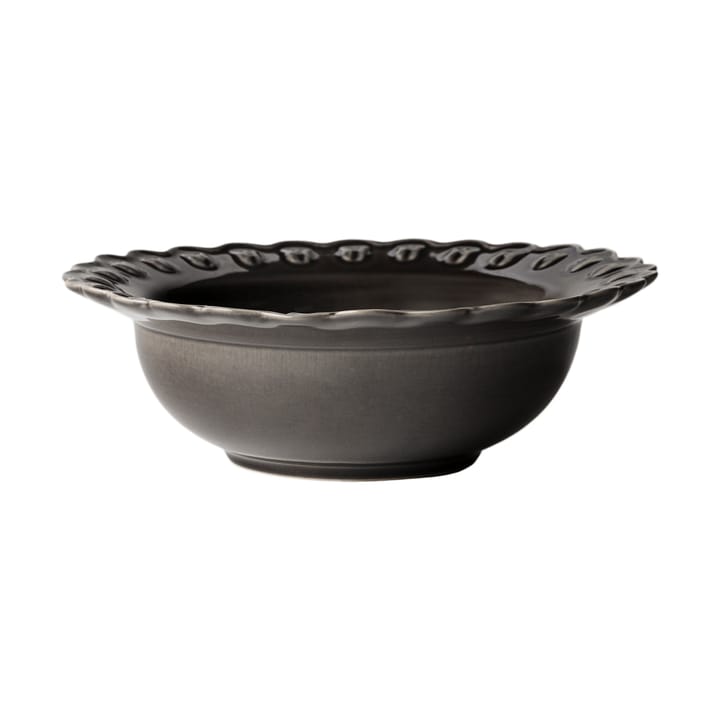 Tulipa deep plate Ø23 cm 2-pack, Almost black PotteryJo