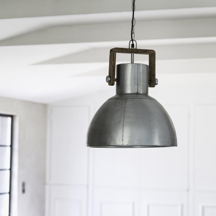 Ashby single ceiling lamp Ø29 cm, pale silver PR Home