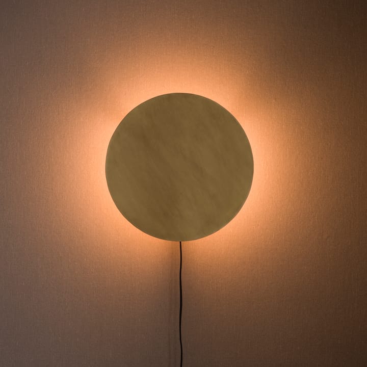 Full moon wall lamp Ø35 cm, Pale gold PR Home