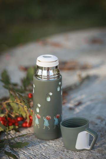 Elsa Beskow Tomtebobarnen thermos 35 cl - Green - Rätt Start