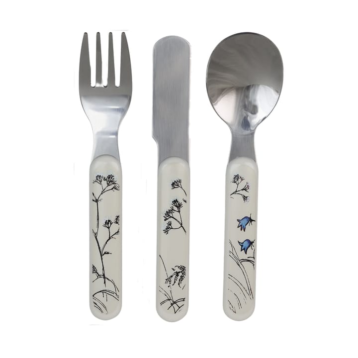 Emil i Lönneberga children's cutlery 3 pieces - White - Rätt Start