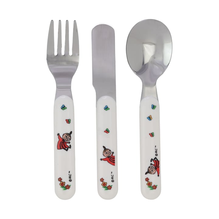 Mumin children's cutlery set 3 pieces - White - Rätt Start