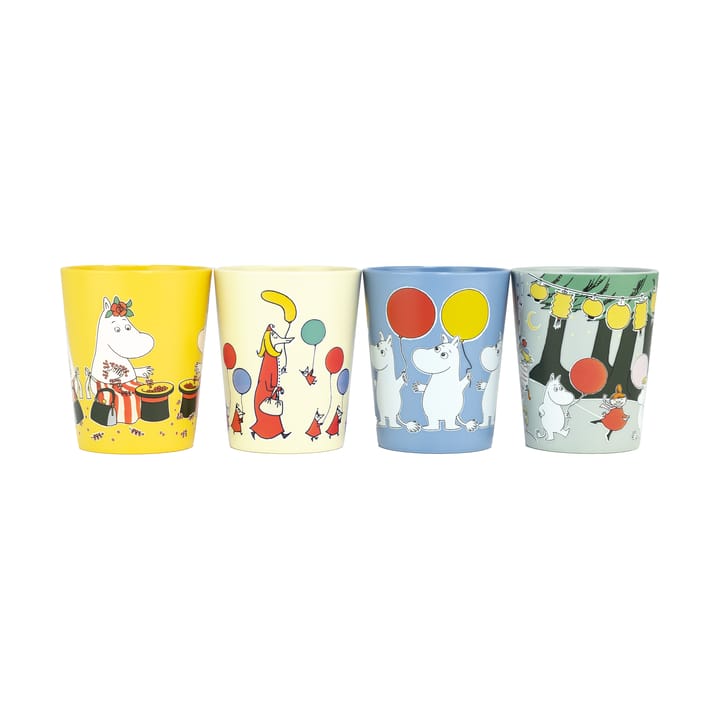 Mumin Festligheter collector's mugs 15 cl 4-pack - Multi - Rätt Start