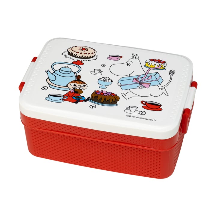 Mumin Little My lunch box 8x18.5 cm - White-red - Rätt Start