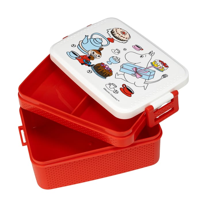 Mumin Little My lunch box 8x18.5 cm, White-red Rätt Start