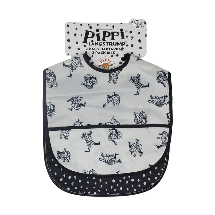 Pippi Cirkus Bib 2-pack - Multi - Rätt Start