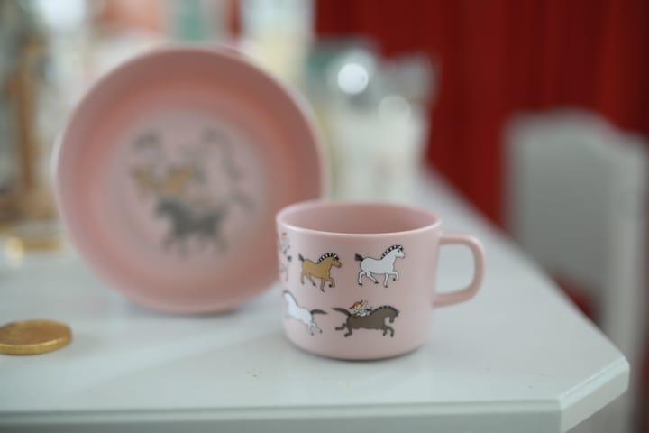 Pippi Cirkus mug 25 cl, Pink Rätt Start