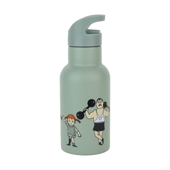 Pippi Cirkus water bottle 34 cl - Green - Rätt Start