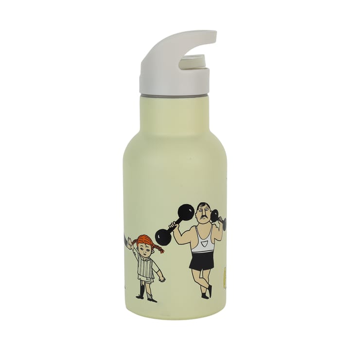 Pippi Cirkus water bottle 34 cl - Yellow - Rätt Start