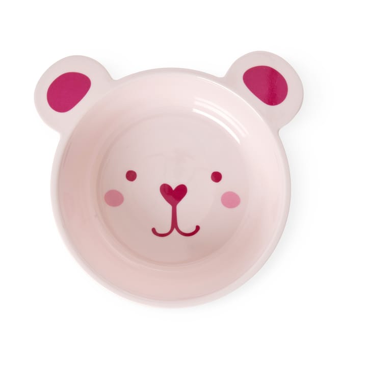 Rice bear-shaped melamine bowl 50 cl - Pink - RICE