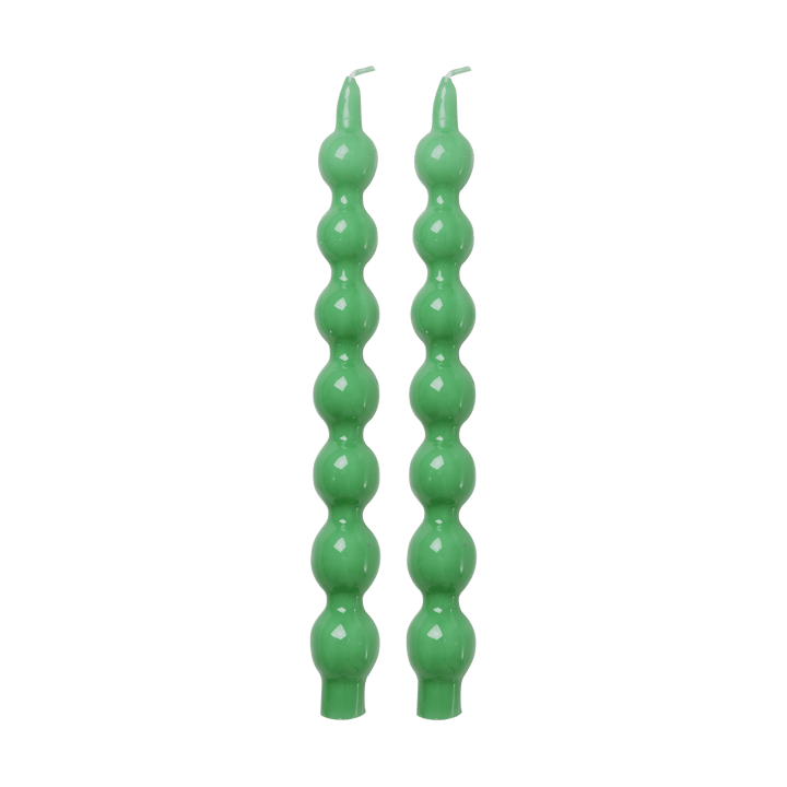 Rice candles 30.2 cm 2-pack, Green RICE