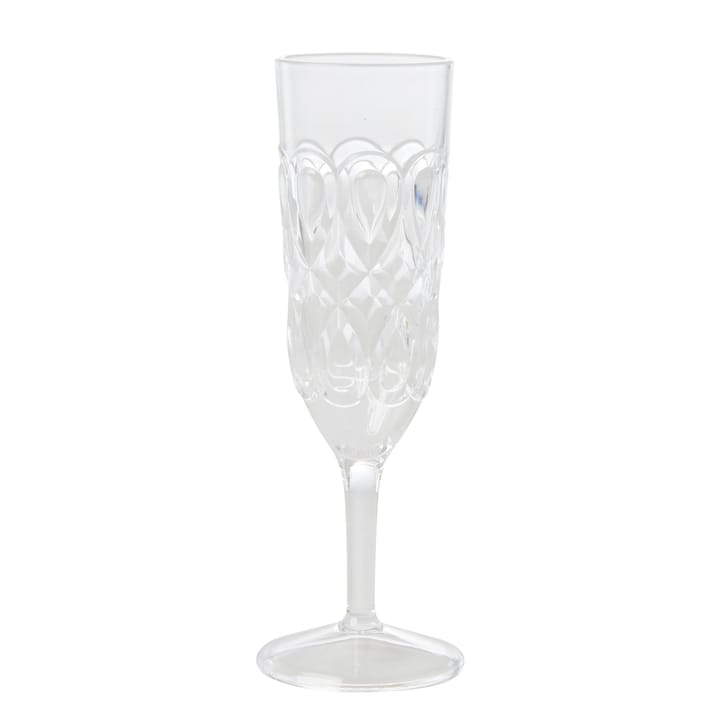 Rice champagne glass acrylic, clear RICE