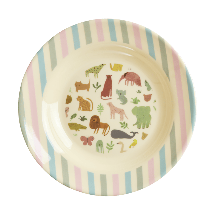 Rice children's bowl melamine Ø20 cm, Sweet Jungle Print RICE