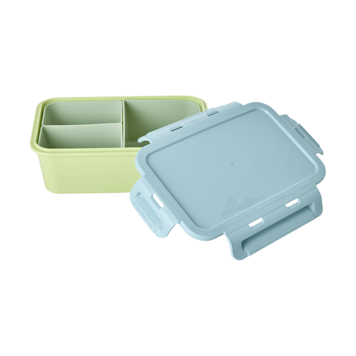 Rice lunch box with 3 compartments, Soft green RICE