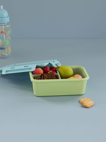 Rice lunch box with 3 compartments - Soft green - RICE