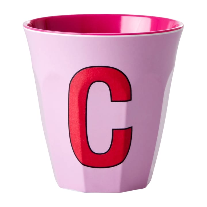 Rice melamin cup medium letter -  C 30 cl, Pink RICE