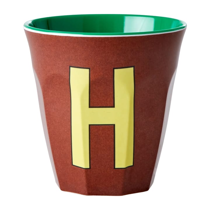 Rice melamin cup medium letter -  H 30 cl, Brown RICE