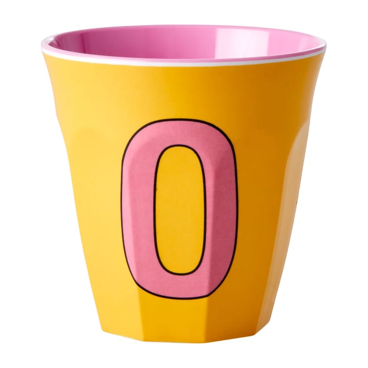 Rice melamin cup medium letter -  O 30 cl, Yellow RICE