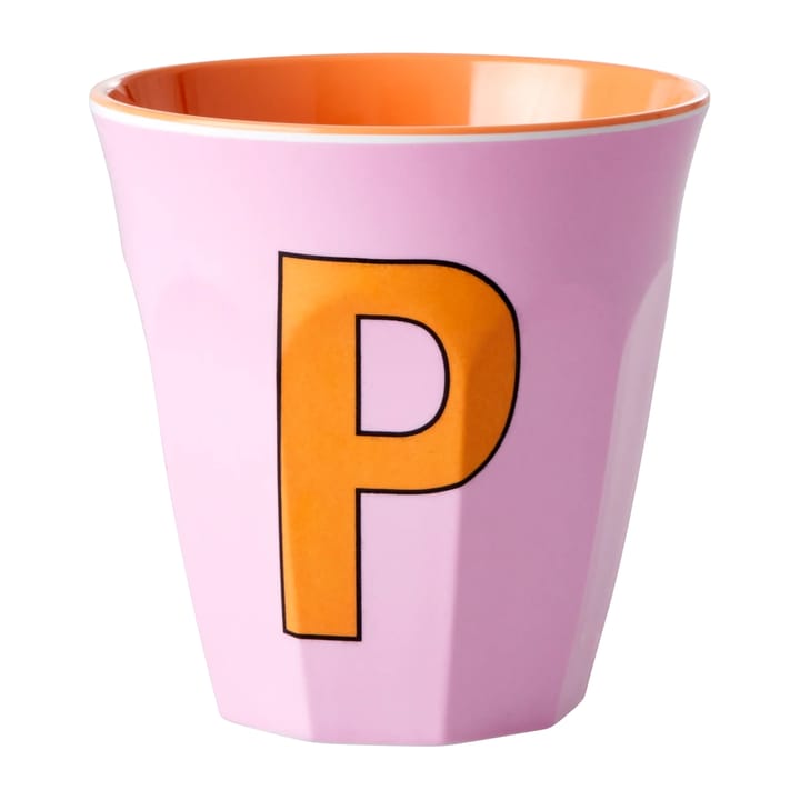 Rice melamin cup medium letter -  P 30 cl, Pink RICE