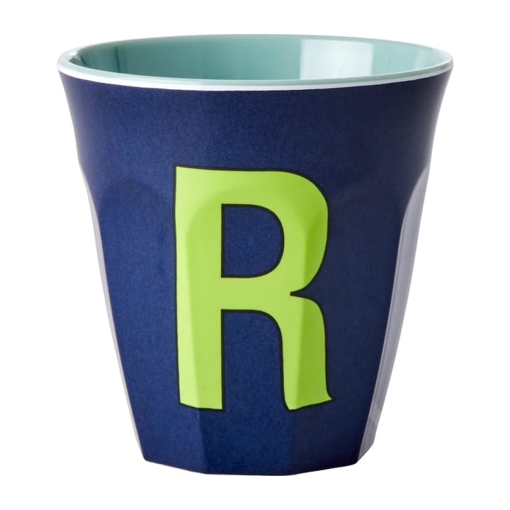 Rice melamin cup medium letter -  R 30 cl, Dark blue RICE