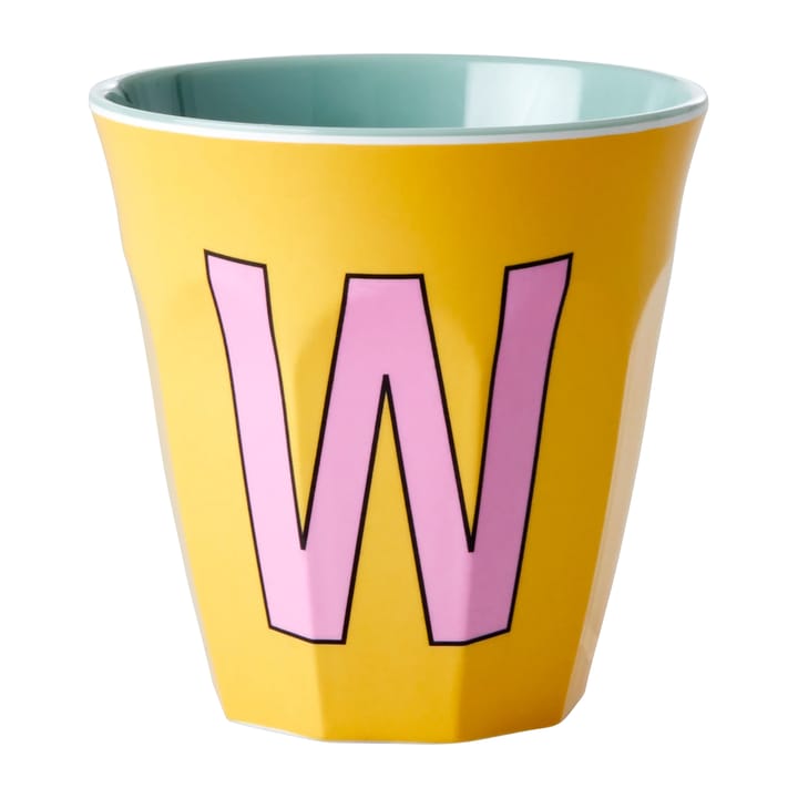 Rice melamin cup medium letter -  W 30 cl, Yellow RICE