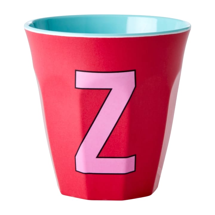 Rice melamin cup medium letter -  Z 30 cl, Red kiss RICE