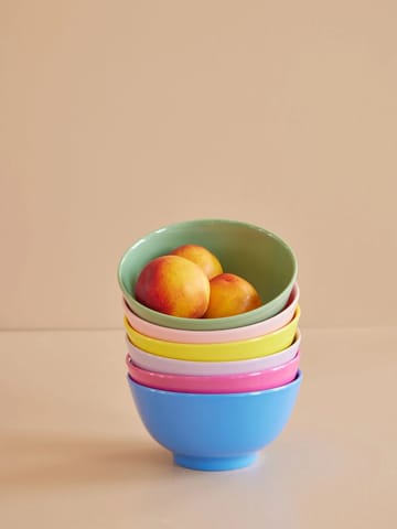 Rice melamine bowl medium Ø15 cm 6 pieces - Multicolor - RICE