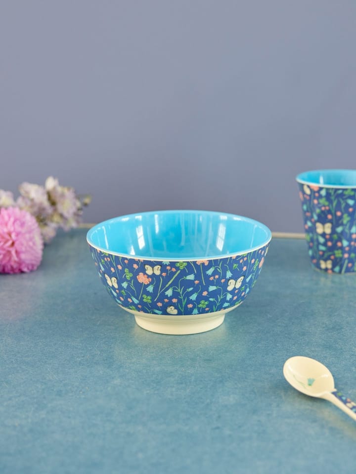 Rice melamine bowl medium, Butterfly Field RICE