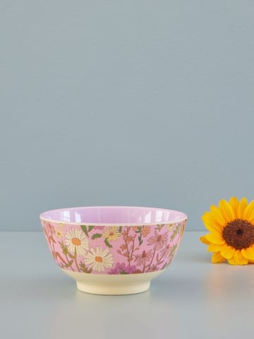 Rice melamine bowl medium - Daisy dearest - RICE