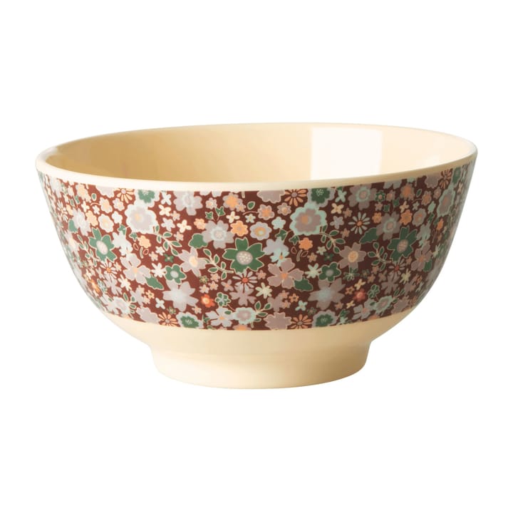 Rice melamine bowl medium, Fall flower RICE