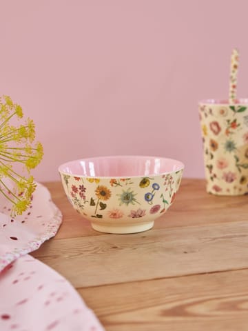 Rice melamine bowl medium - Floras Dream - RICE