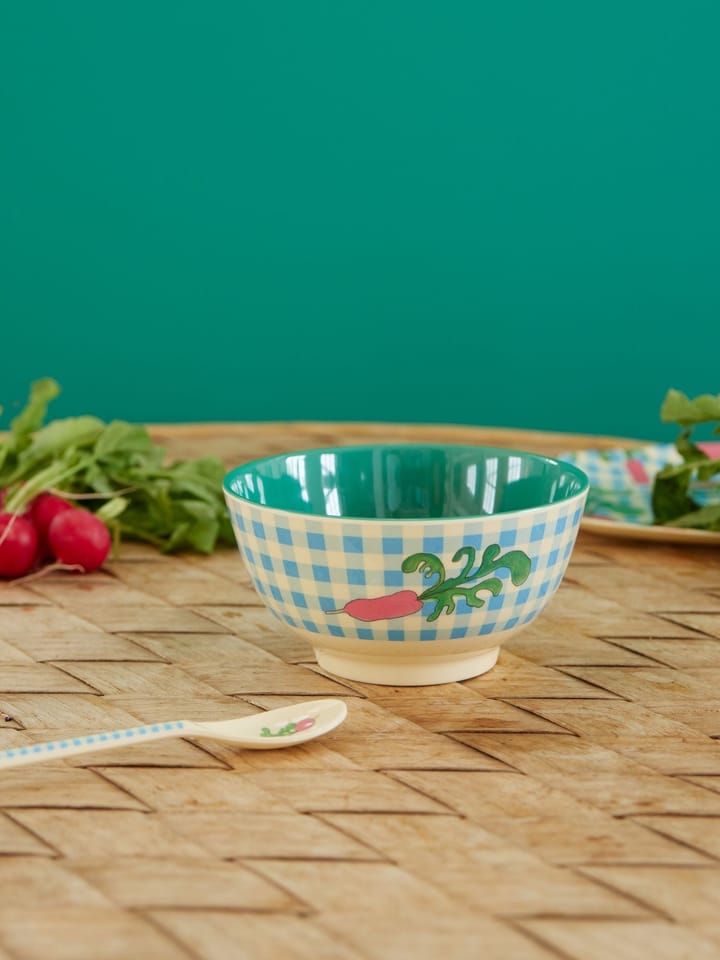 Rice melamine bowl medium, Ravishing Radish RICE