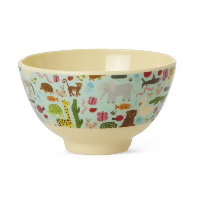 Rice melamine bowl small - Wildlife mint - RICE