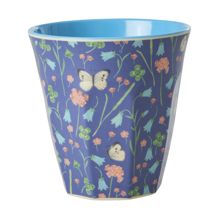 Rice melamine cup medium - Butterfly Field - RICE