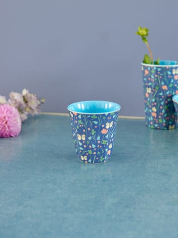 Rice melamine cup medium - Butterfly Field - RICE